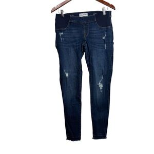 DL1961 Women's Dark Blue Jesse Maternity Jeans 27